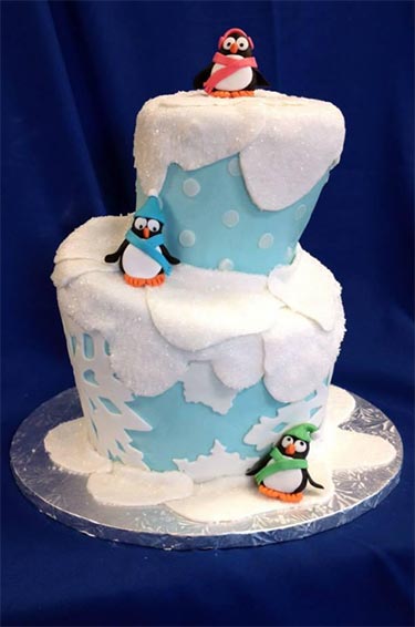 birthday barnyard cake