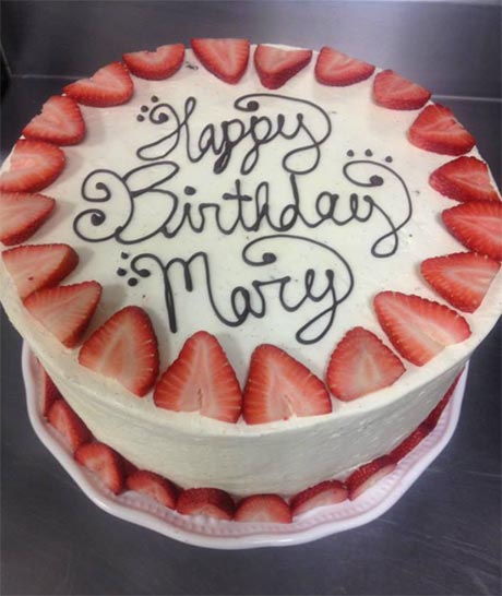 Strawberry Birthday Cake strawberry cake